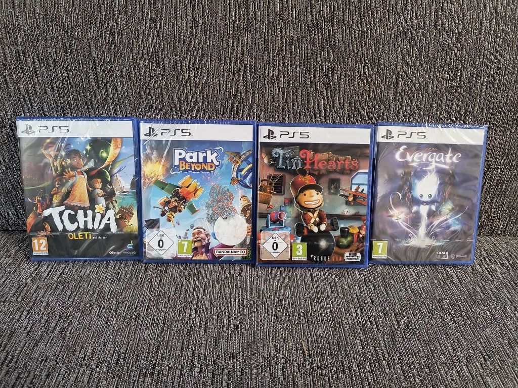 Park Beyond, Tin Hearts , Tchia , Evergate PS5 playstation 5