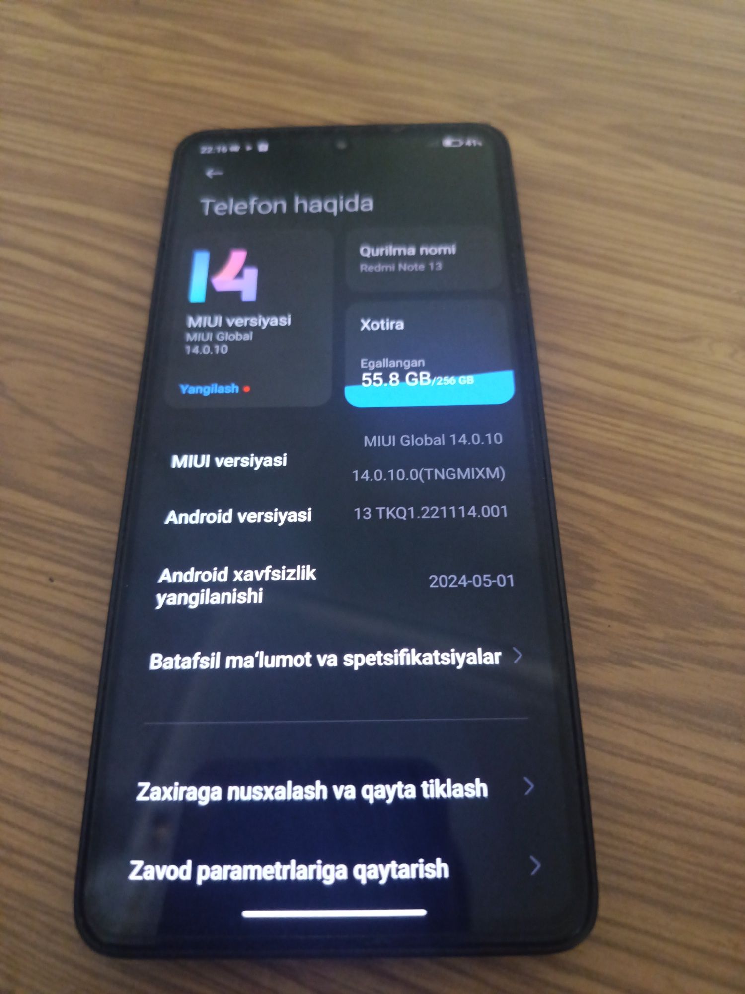 Redmi note 13 256