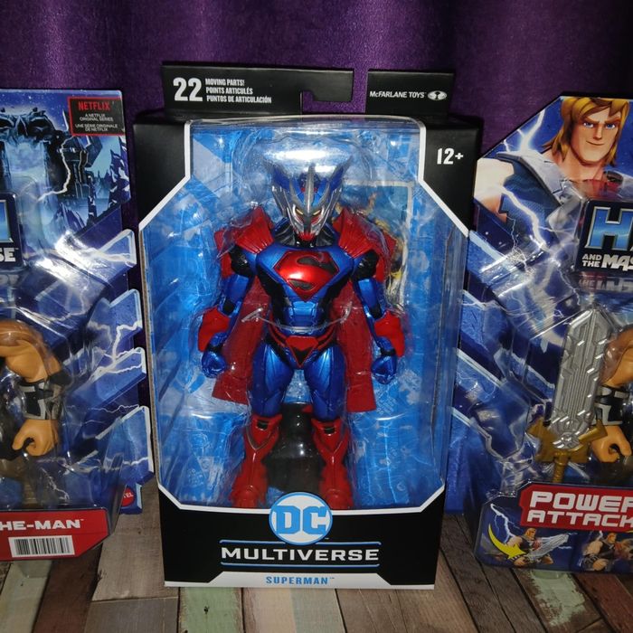 Lot figurine sigilate Masters of the Universe, DC Multiverse Superman