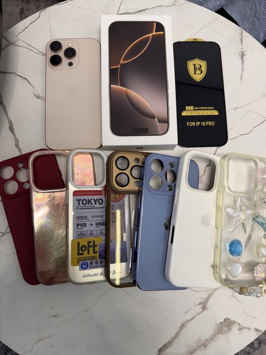 Iphone 16 pro Desert 256gb, 1 физ.sim + 1 Esim