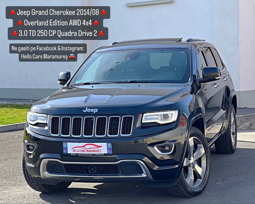 Jeep Grand Cherokee Overland Edition Inmatriculat RO Negru Perlat