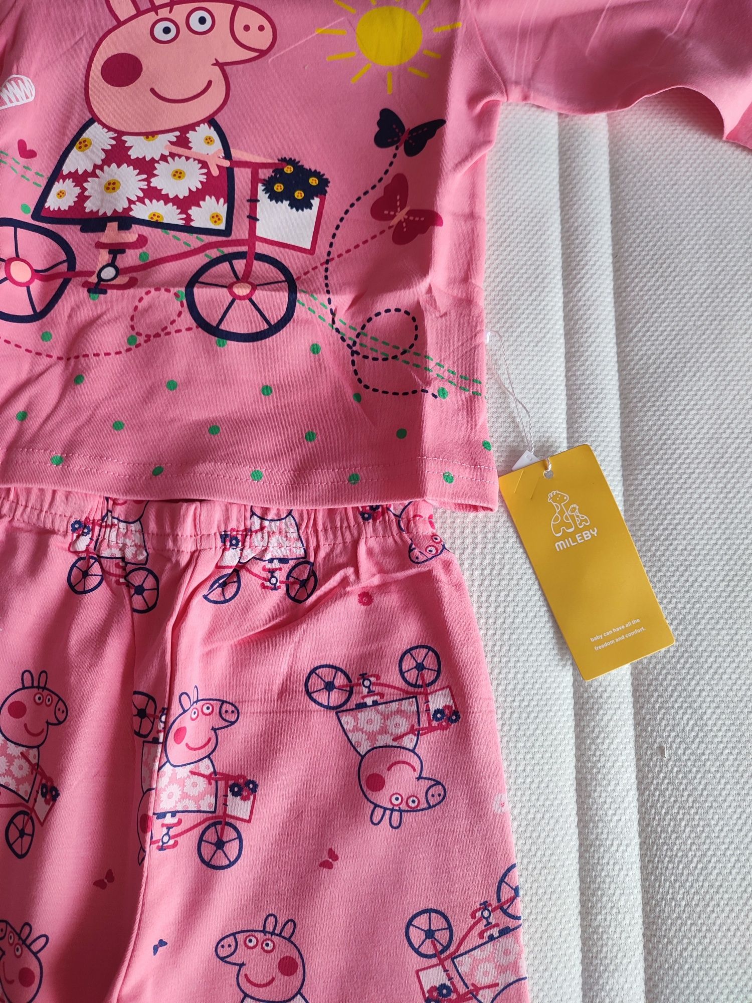 Pijamale copii cu Pepa 100% bumbac 80;90;120