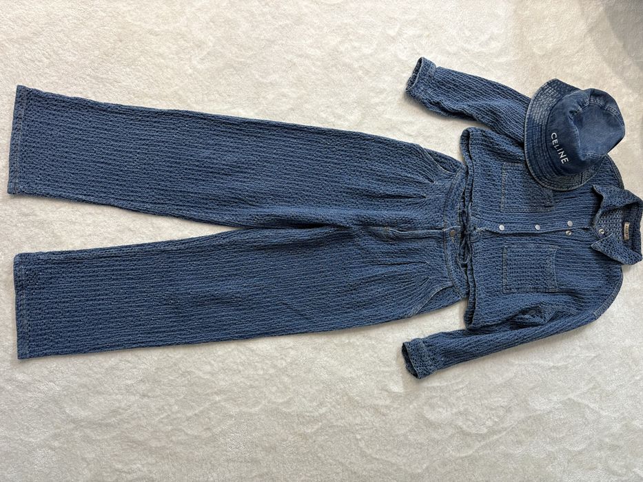 Дънков сет Italian shop, Черен сет Celine, Рокля Maje, Панталони Zara