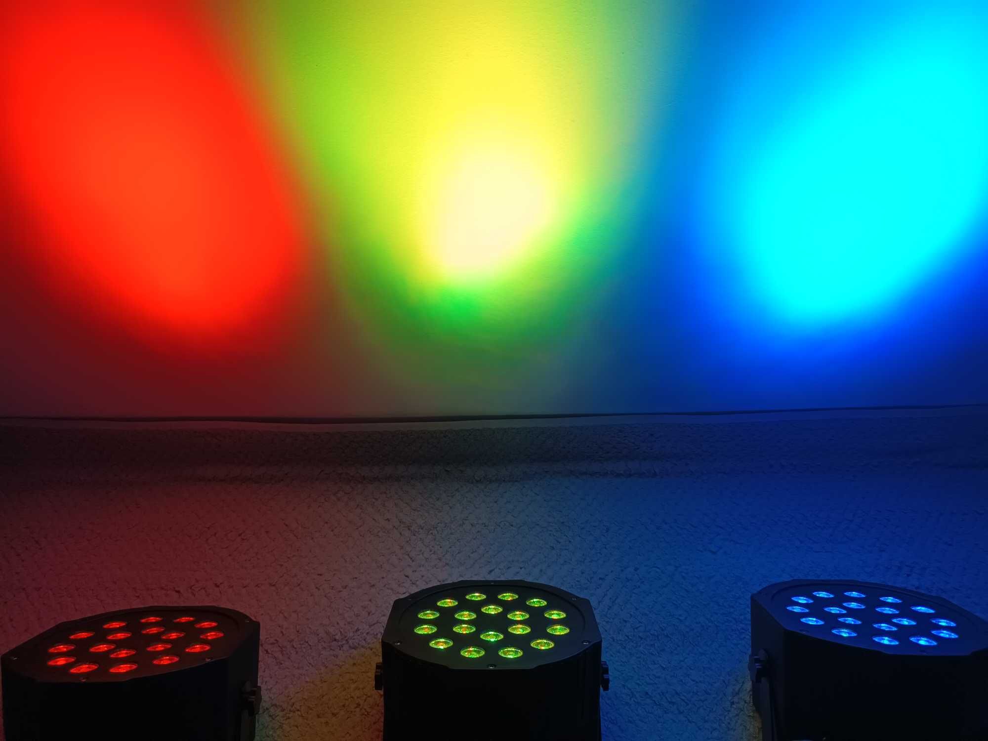 Proiector jocuri de culori Disco Party Orga de lumini 18 leduri RGB