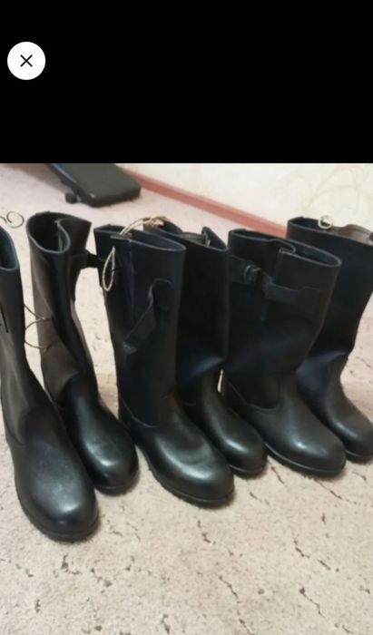 Сапоги кирзовые и берцы все новые