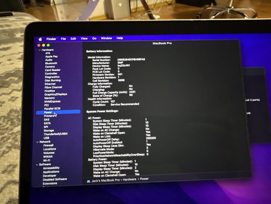 Laptop Apple Macbook pro 2017 i7 16 gb