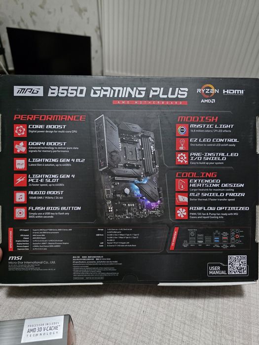 Ryzen 7 5800x3d, Msi Mpg B550, 32GB 3600 cl16, 500gb nvme