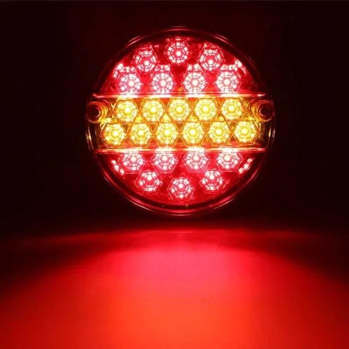 2 броя led fl лед диоден стоп тип хамбургер 12v-24v, за камион, ...