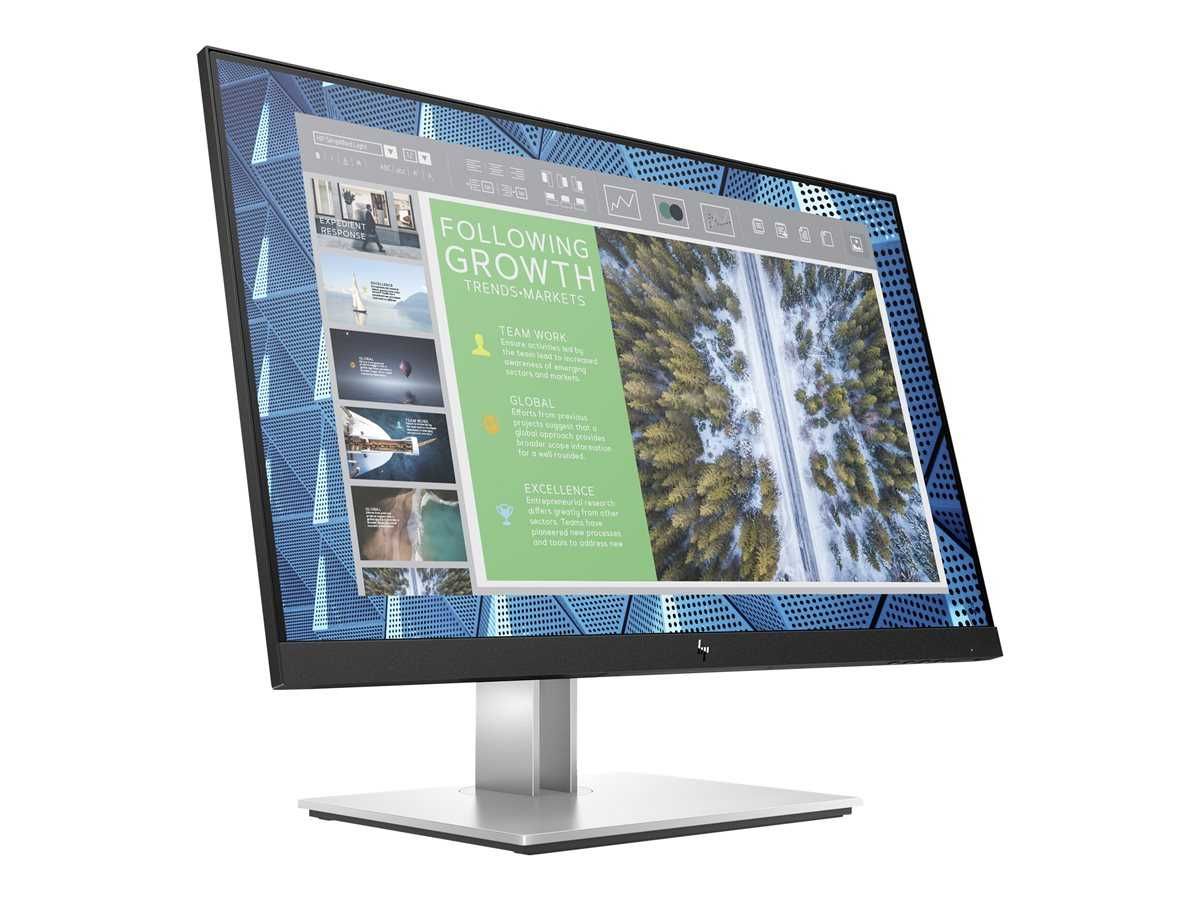 Монитор HP E24Q G4 – Нов с 12 месеца гаранция, QHD резолюция IPS панел