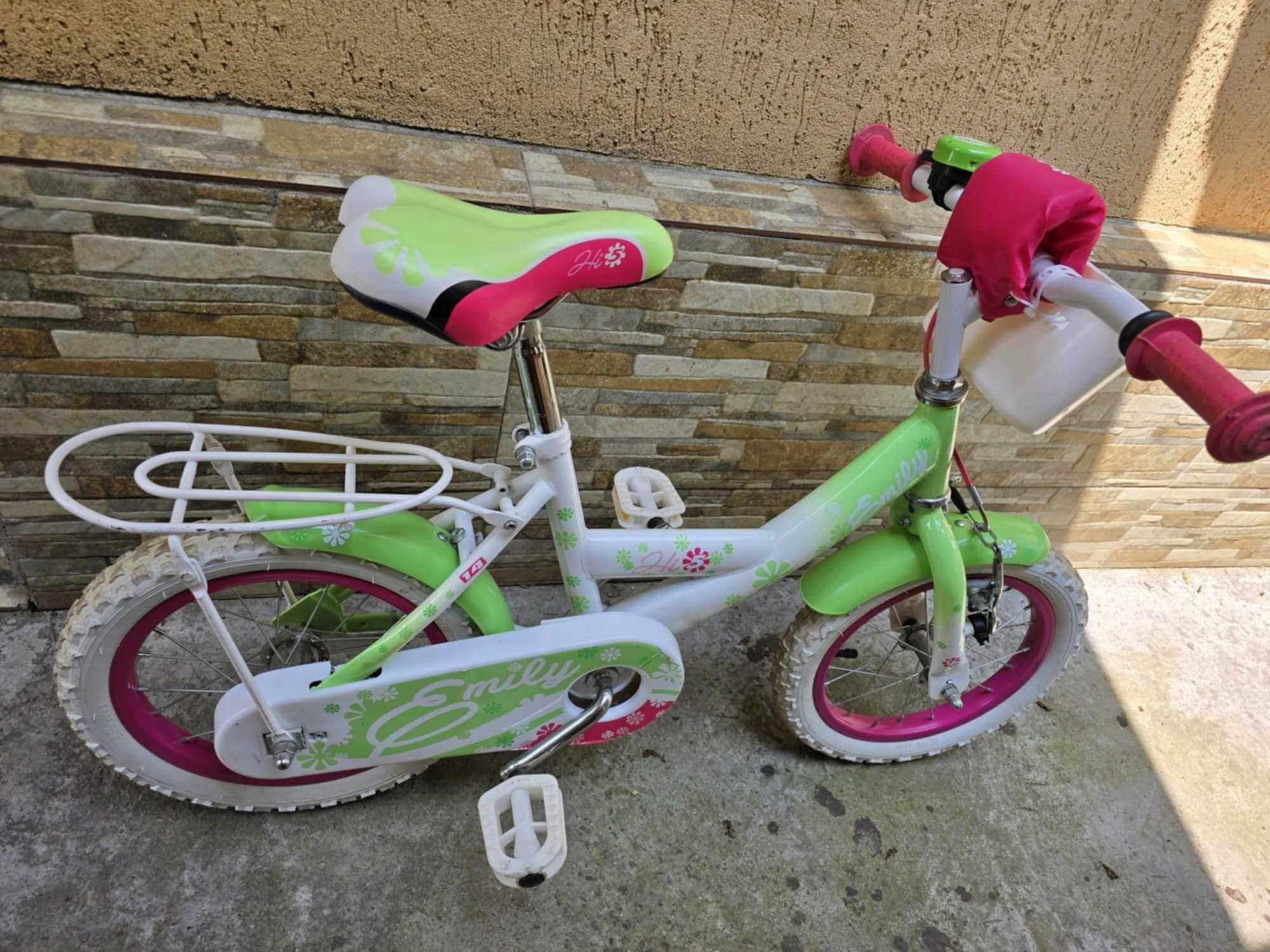 Bicicleta pentru fete Emily, 14 inch