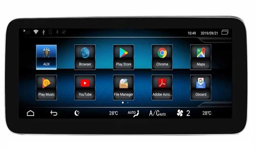 Navigatie Androis Carplay Mercedes Class w166 W205 GPS Internet BT