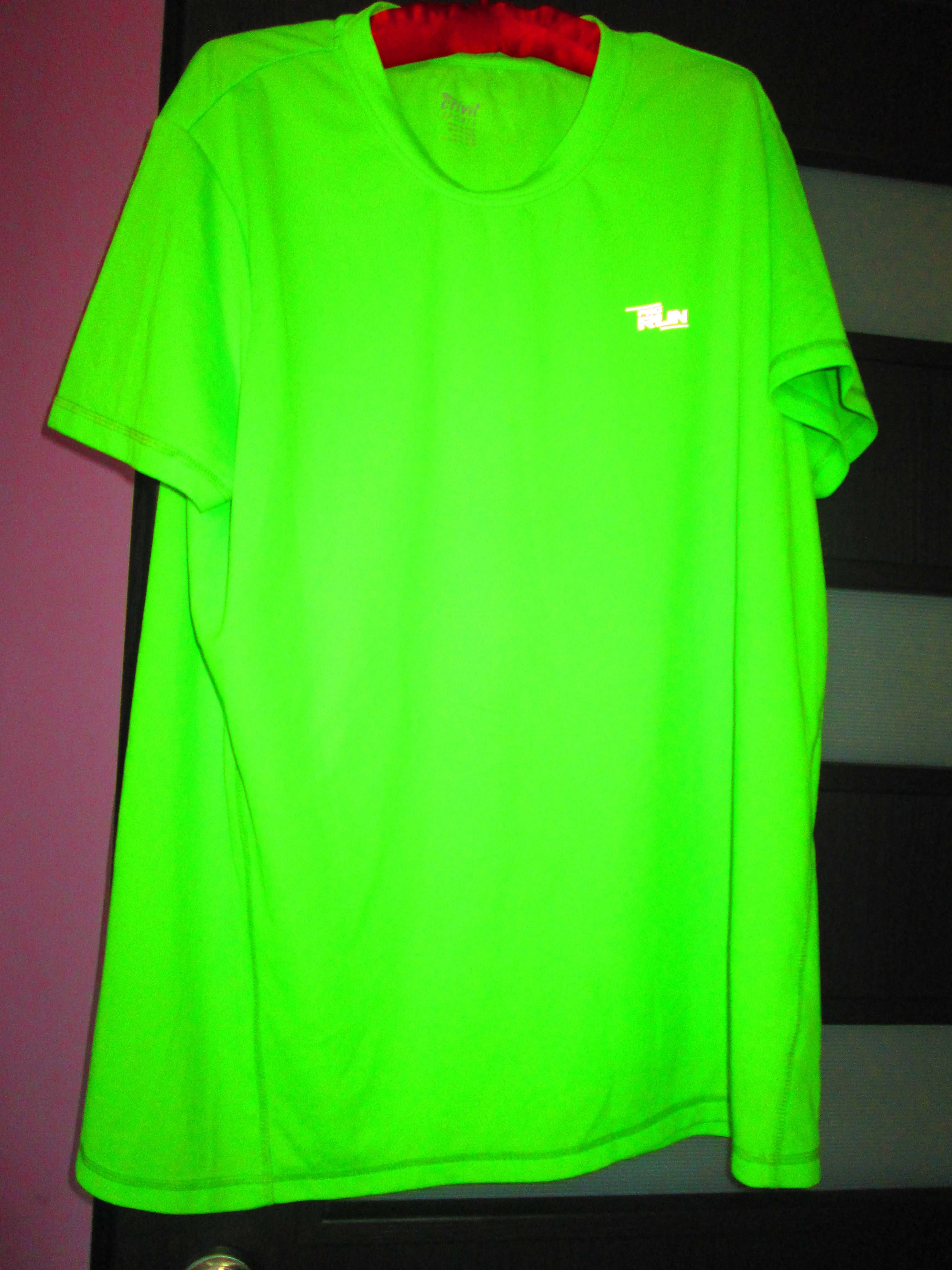 tricou sport verde neon Crivit XL