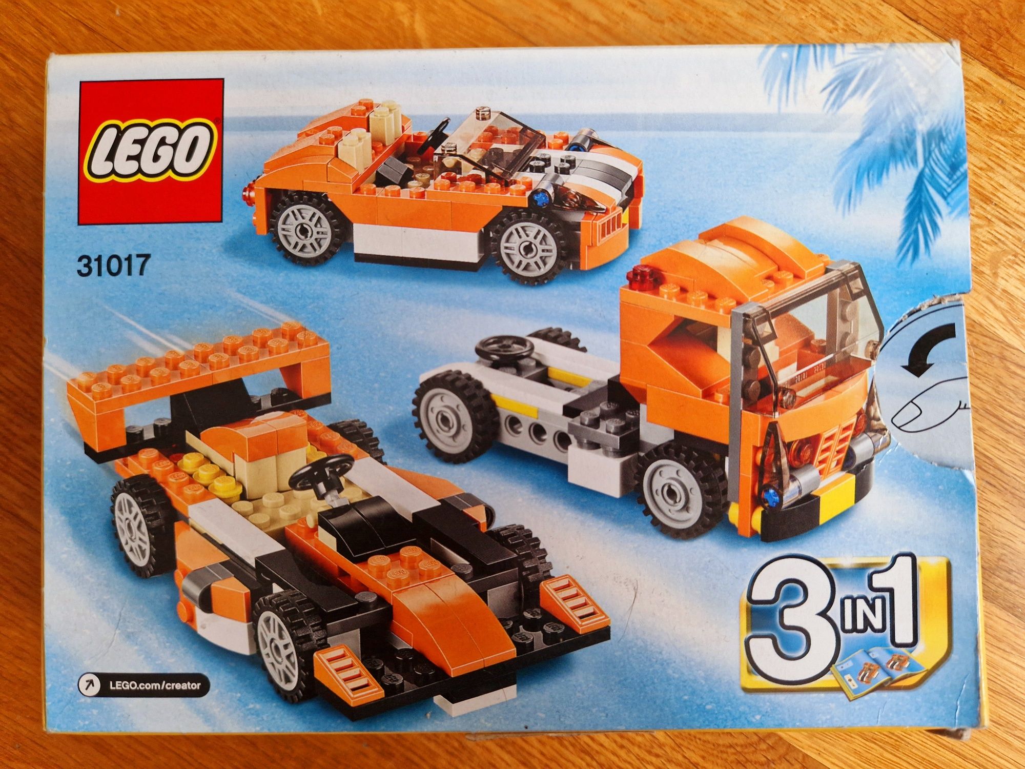 Lego Creator: Камион, болид и кола