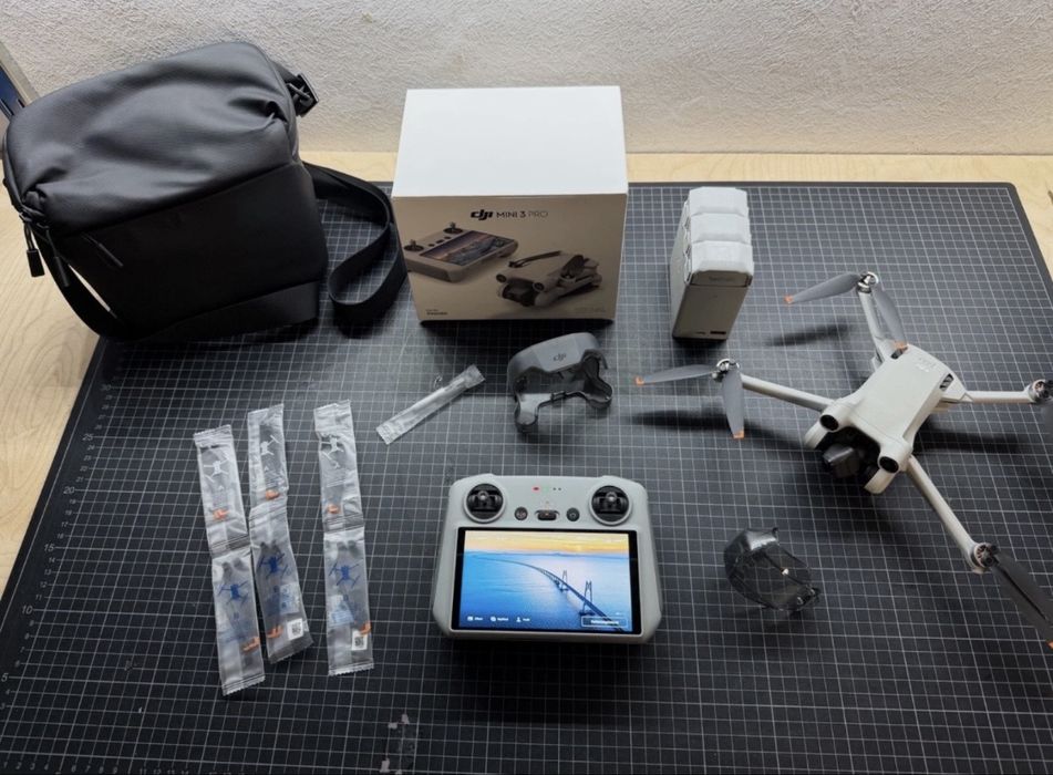 DJI mini 3 Pro fly more combo (4 original batteries) дрон drone