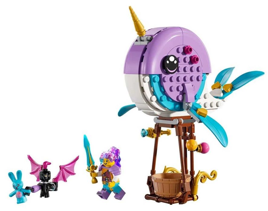 НОВО LEGO DreamZzz 71472 - Нарвалът на Изи – балон с горещ въздух