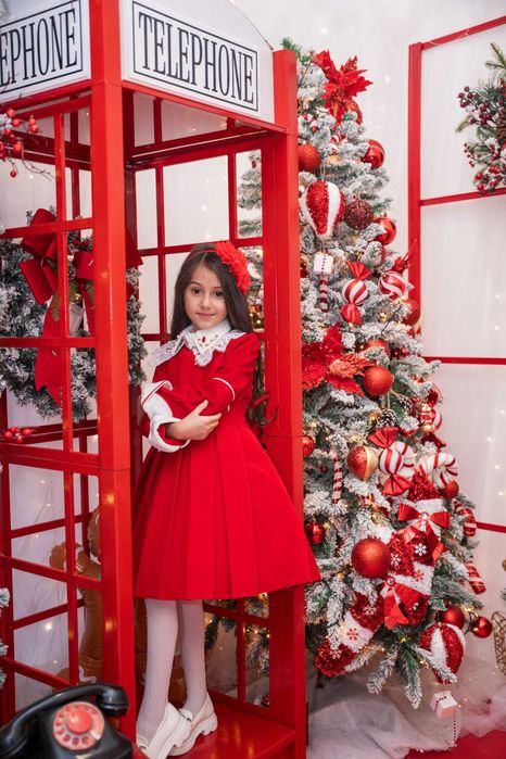 Alessa Zara Hm Kler Kids коледна рокля 2-12 г