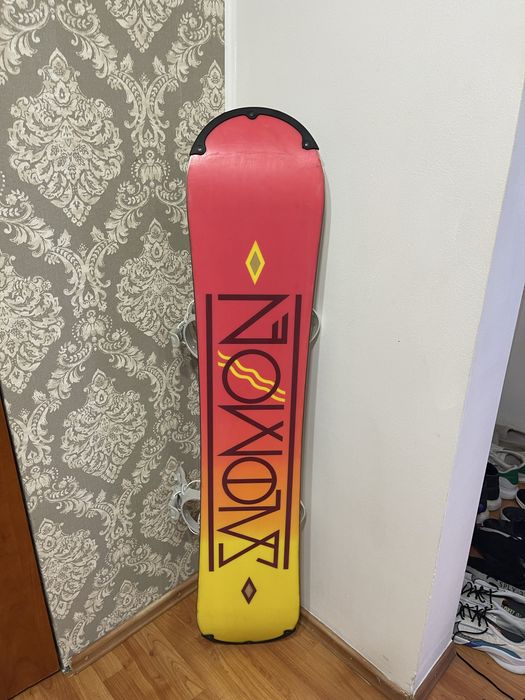 Placa snowboard 139 cm salomon cu legaturi