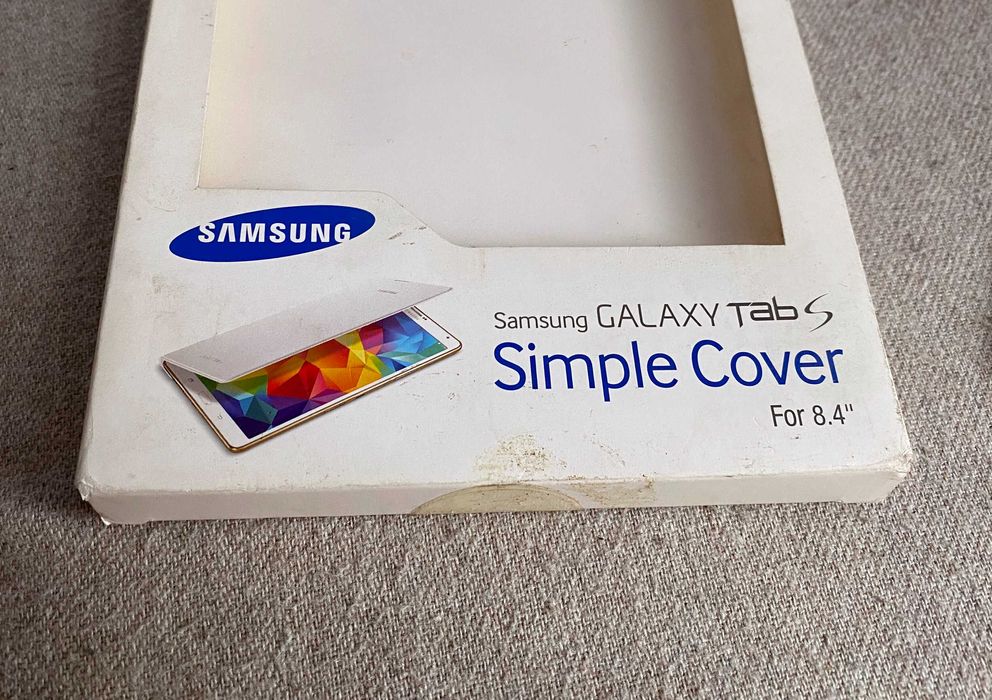 Husă originală Samsung Simple Cover Galaxy Tab S 8.4, nouă cu cutie