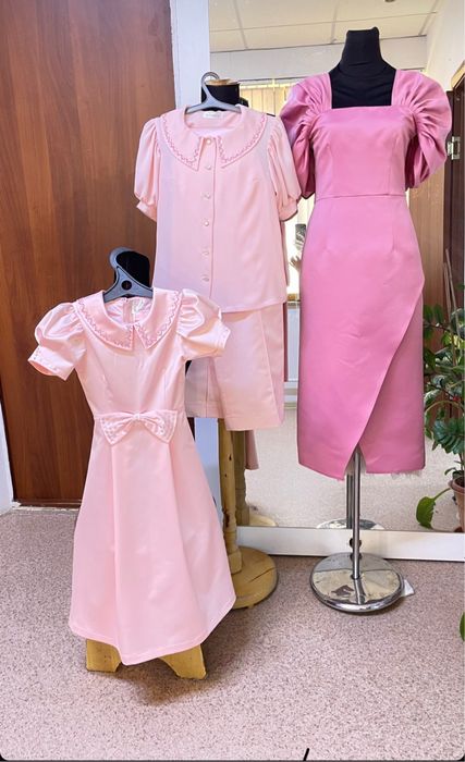 Мама и дочки көйлектері. Жақсы жағдайда.