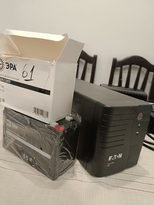 ИБП Eaton Nova AVR 625 с новым аккумулятором