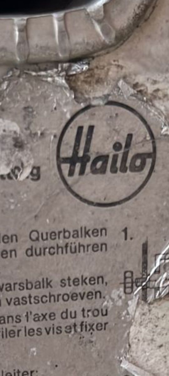 Scara aluminiu 3 elemente firma Hailo,inaltime de lucru 8-8,5m8,5 m
