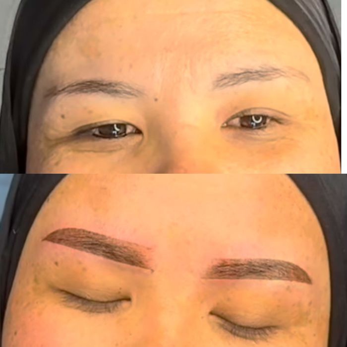 Акция Растушёвка бровей 400 тисяч