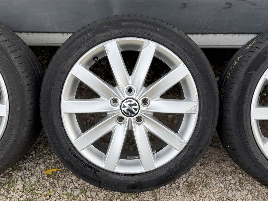 5x112 17 vw джанти с гуми Ет54 7J