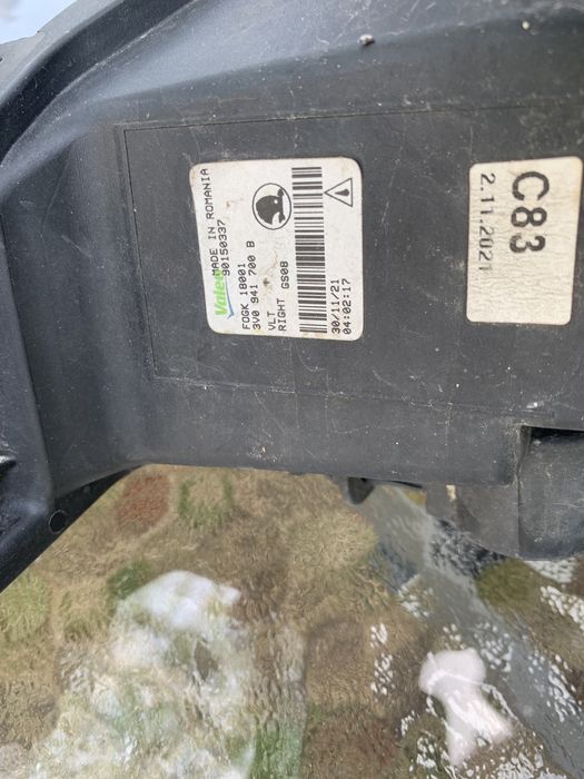 Proiector Skoda Superb 3 facelift stanga/dreapta