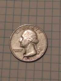 Liberty Доллар США монета 1988(ОРИГИНАЛ)
