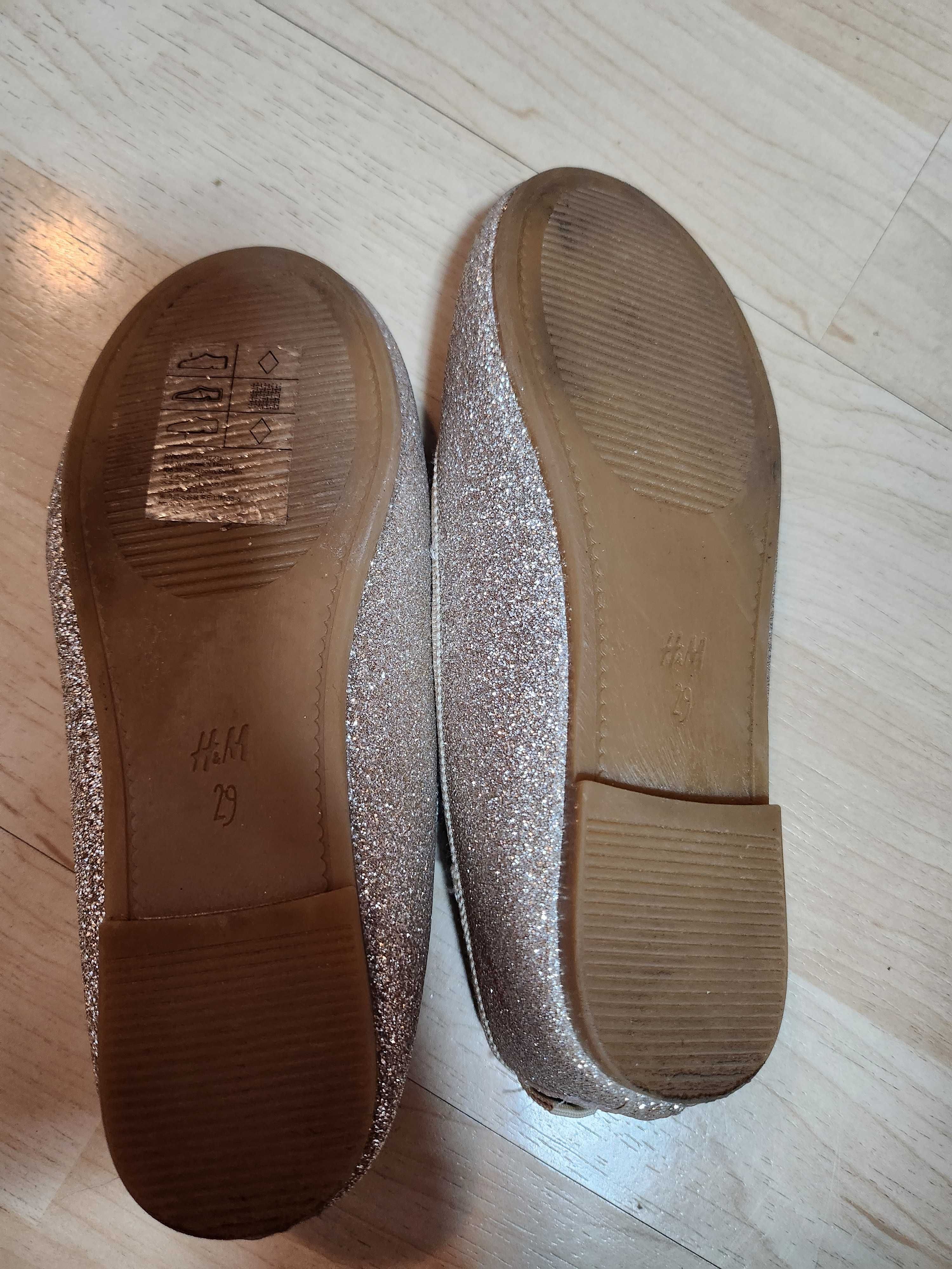 H&M блестящи балеринки