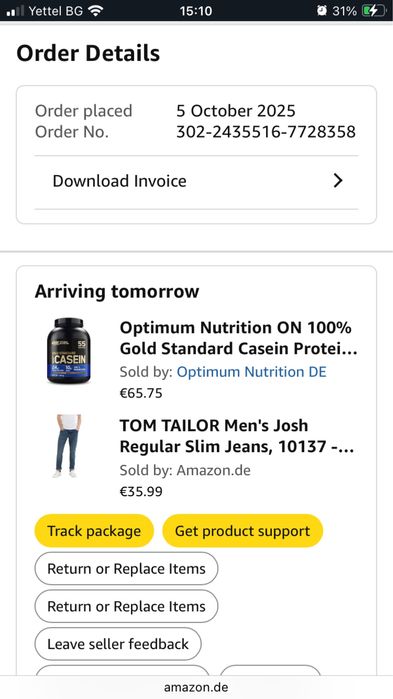 Дънки tom tailor 34w/34l slim amazon.de с етикети