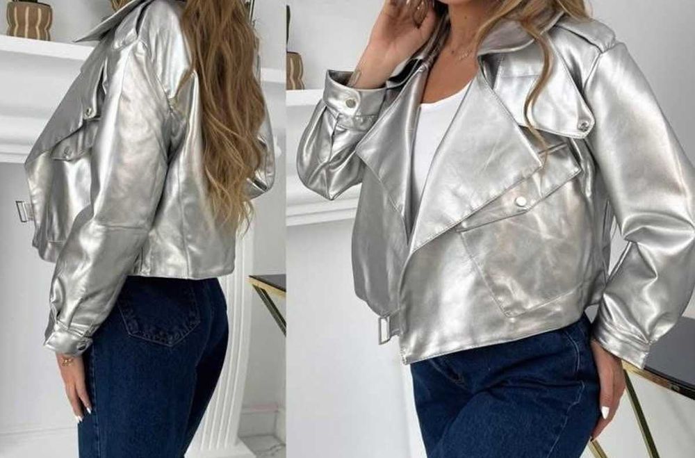 Кожено дамско яке