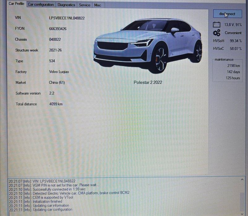 Volvo Polestar-2 СРОЧНО продаётся.
