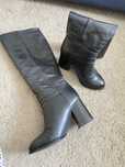 Cizme lungi Jil Sander navy, 35.5, imblanite