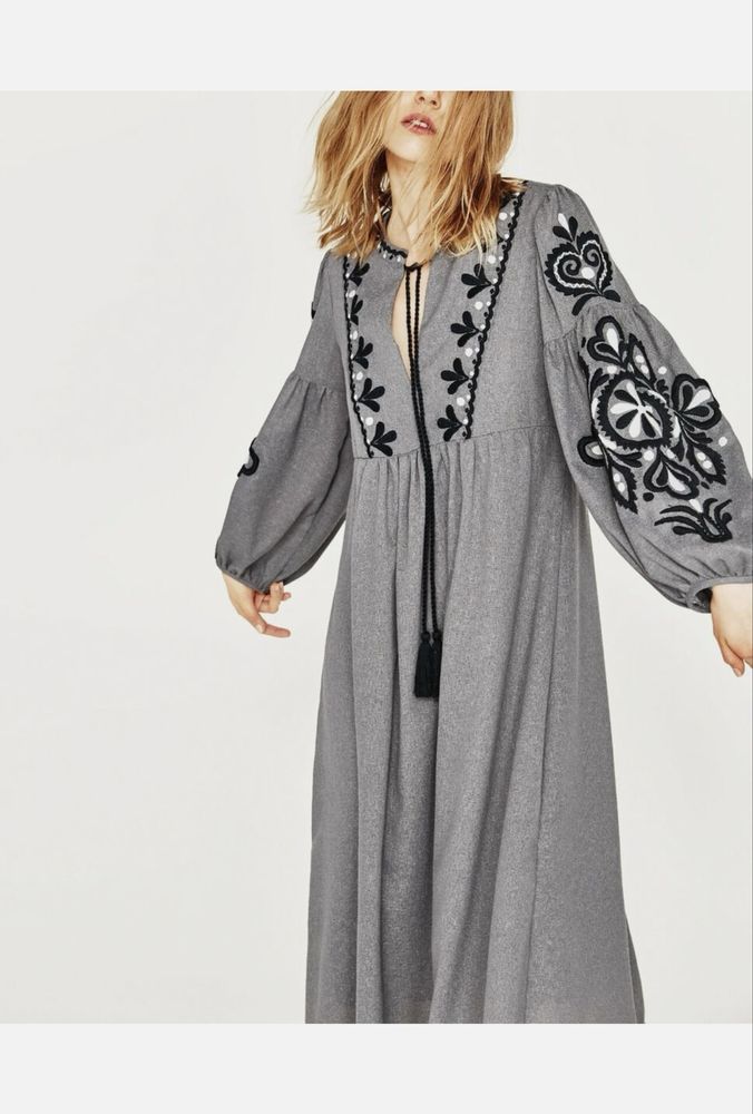 Дълга рокля на Zara