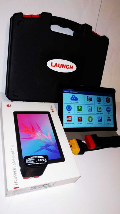 Kit Interfata Auto LAUNCH PRO5S X431 Easydiag + Tableta Android 10"