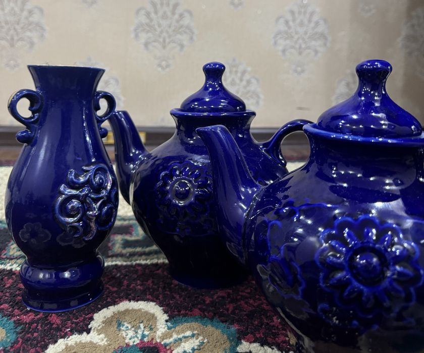 Кобалтовый чайный набор