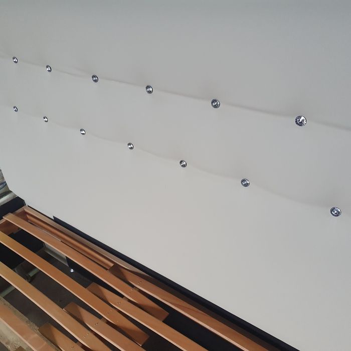 Pat dormitor tapițat 1.40m/1m+saltea