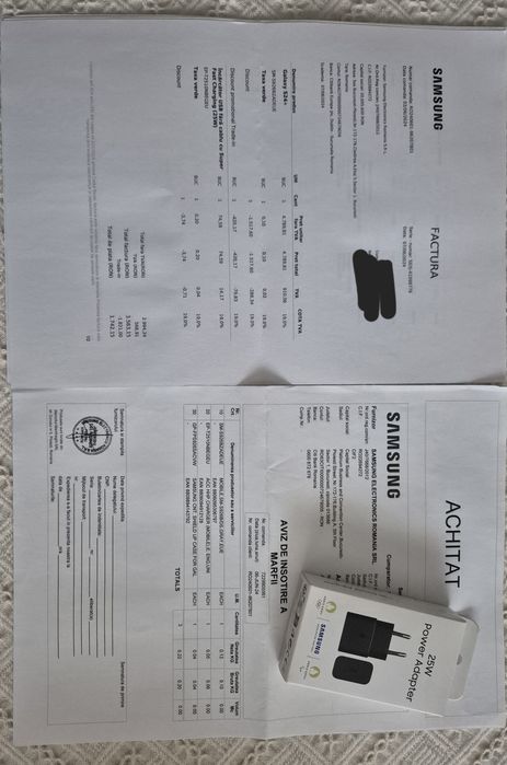 Samsung s24 plus,  pachet complet