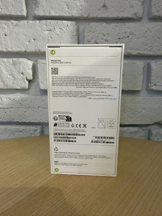 iPhone 17 Pro 256GB Silver – Nou, Sigilat