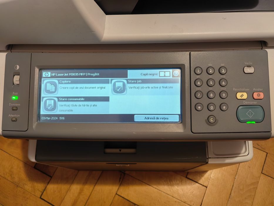 Multifunctional HP LaserJet M3035 meniu limba romana