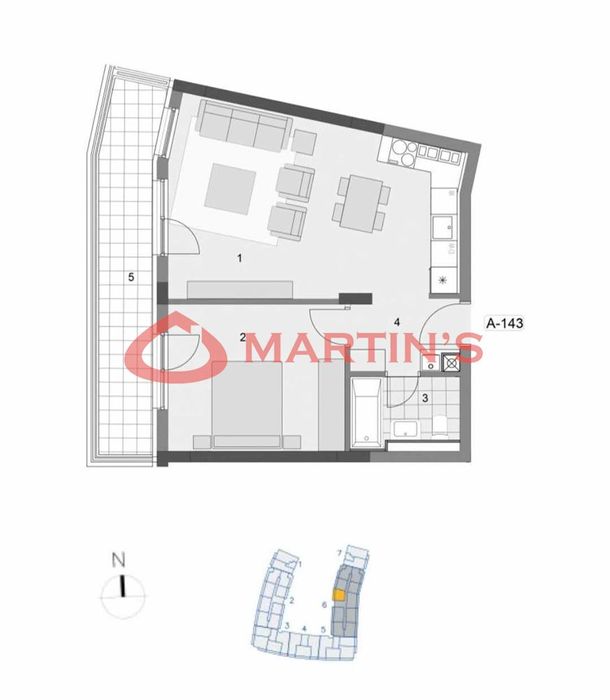 Продава се Двустаен апартамент в София, Манастирски ливади - 81 кв.м за 2592 €/кв.м - Снимка #5