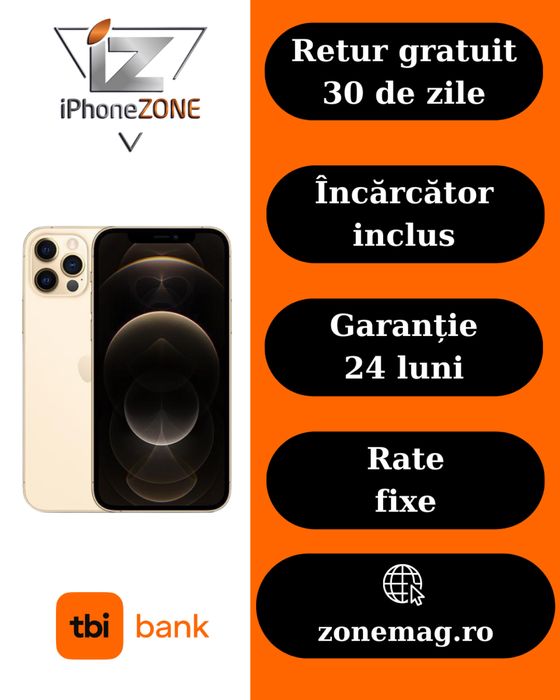 Iphone 12 pro 128gb 100% Grad A Garantie Rate - zonemag.ro