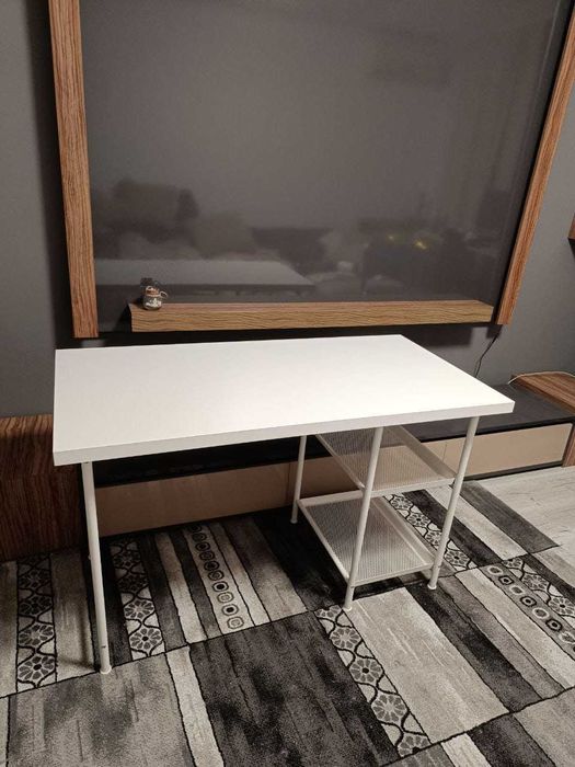 Vand Birou Alb Ikea + Accesori