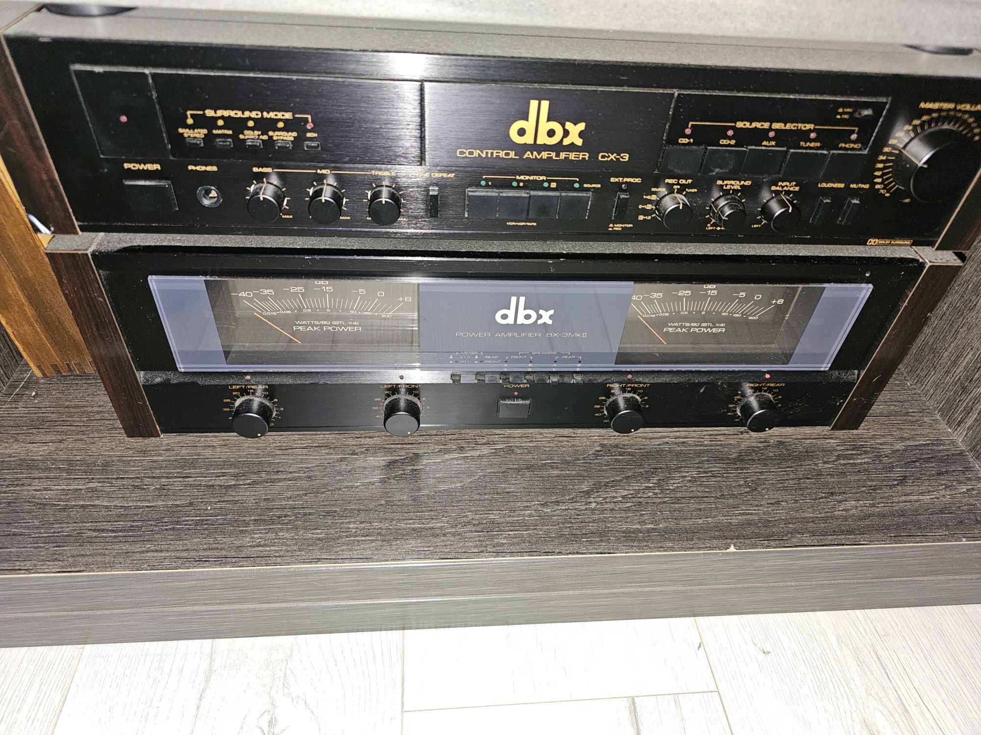 Power amplifier and preamplifier DBX