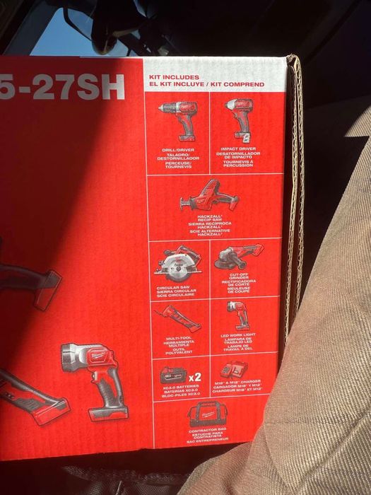 Milwaukee комплект 7 инструмента