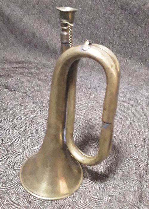 Trompetă, goarnă vintage de colecție.