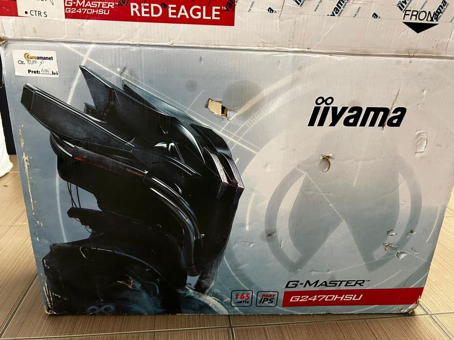 Monitor, Iiyama G-MASTER G2470HS-B1, 23.8", Full HD, 180Hz, Negru -P-
