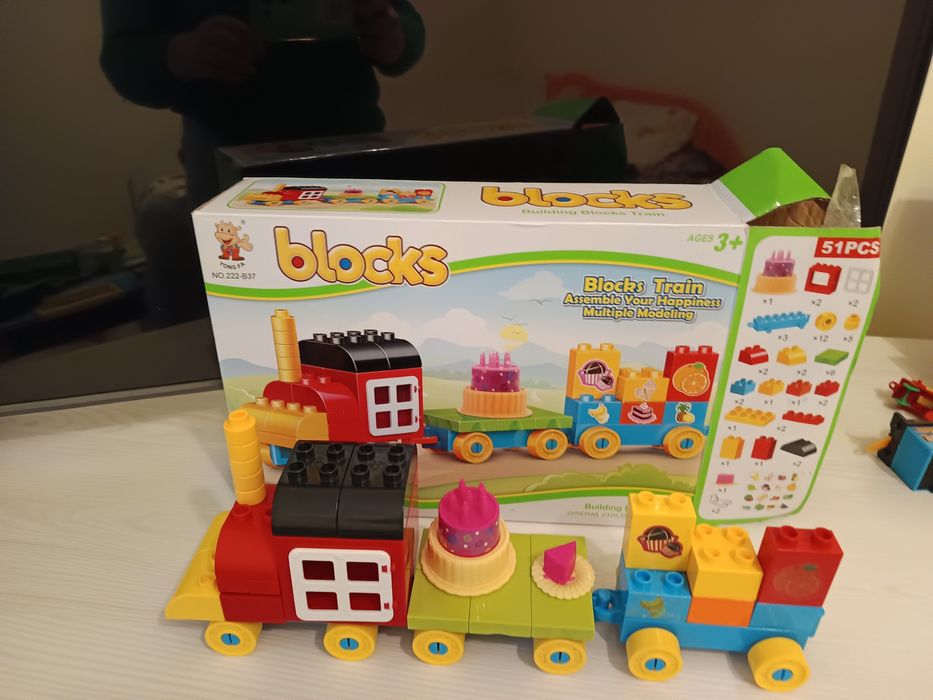 Trenuleț lego pentri copii