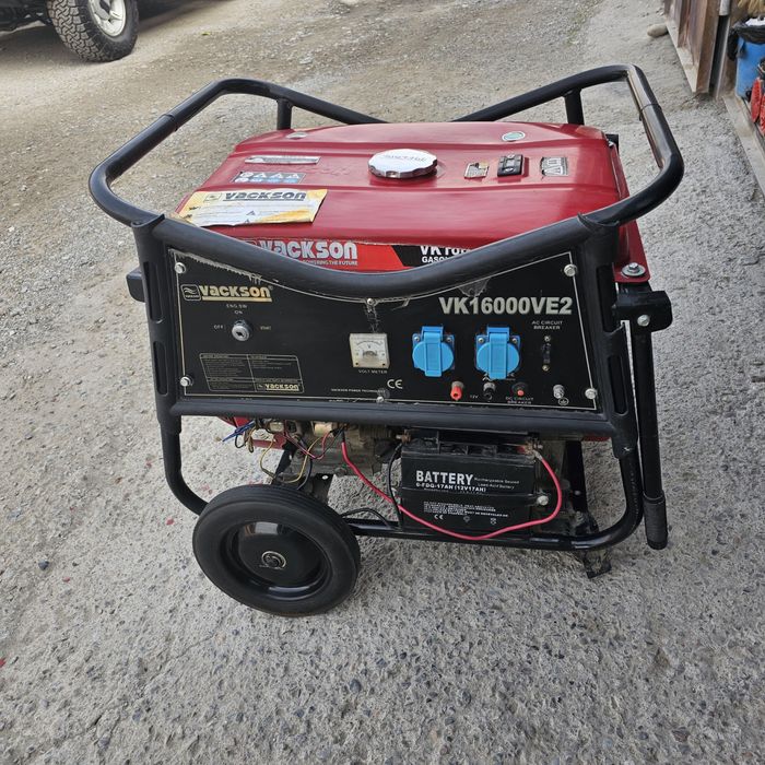 * VACKSON VK16000VE2 генератор-движок 6-6.5 kw в отличном состоянии